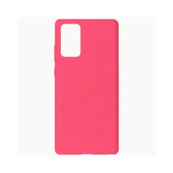 Capa de Silicone Macio para Samsung Galaxy Note 20 Rosa Capa de Silicone Macio para Samsung Galaxy Note 20 Rosa